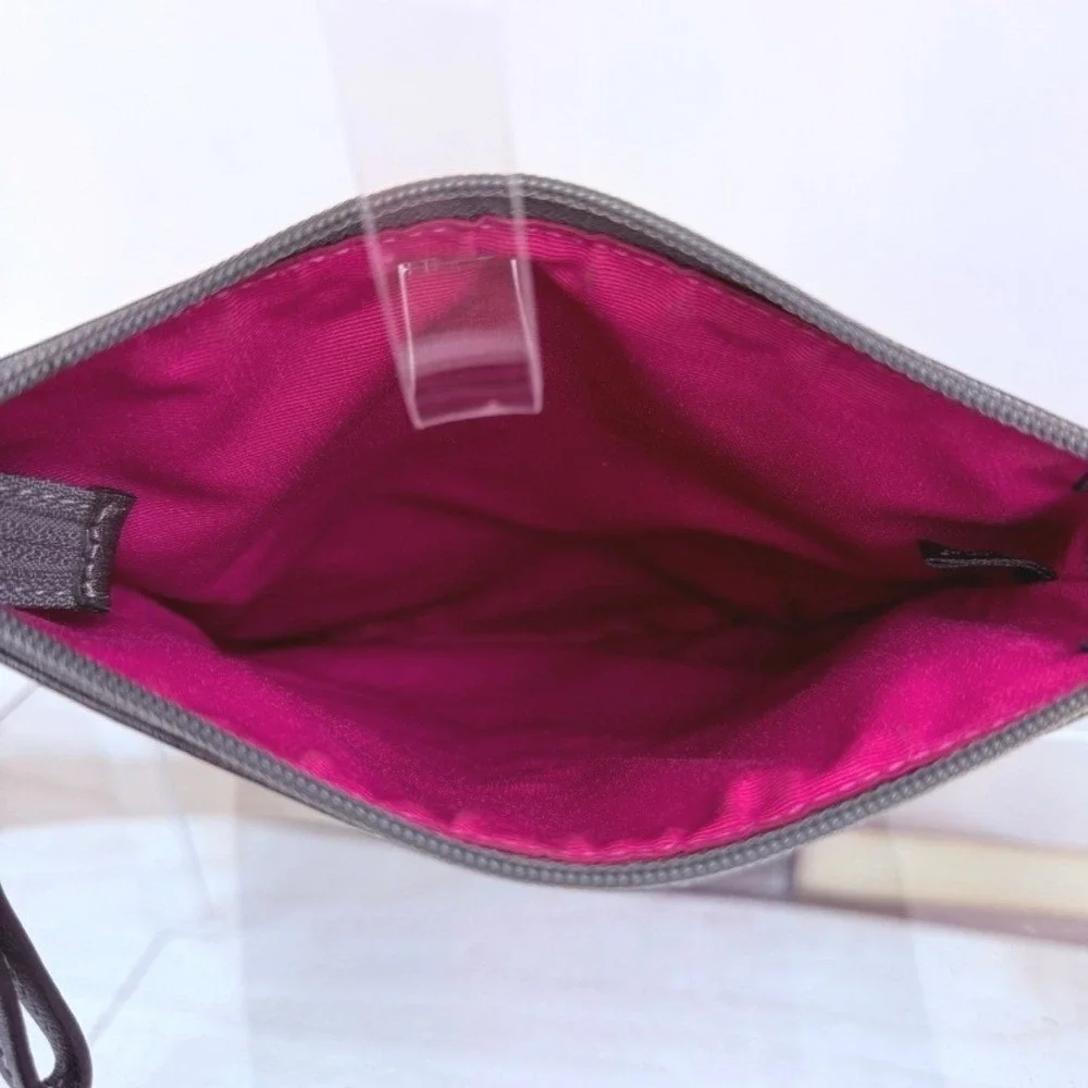 Vintage Y2K COACH Patchwork Pink Silver‎ Crossbody Monogram 2 Hang Tags Festival